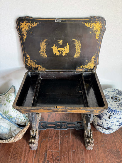 Antique Cantonese Sewing Table
