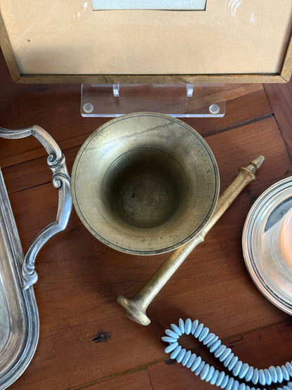 Brass Mortar & Pestle