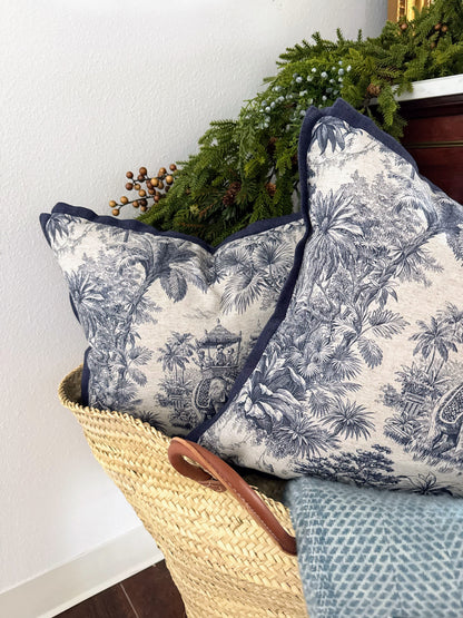 Custom Pillow: 18x18 Made in the UK Elephant Linen