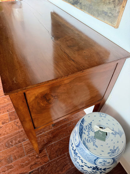 Antique Italian Desk with Shield Escutcheons