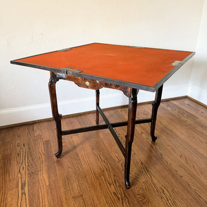 French Inlaid Envelope Game Table