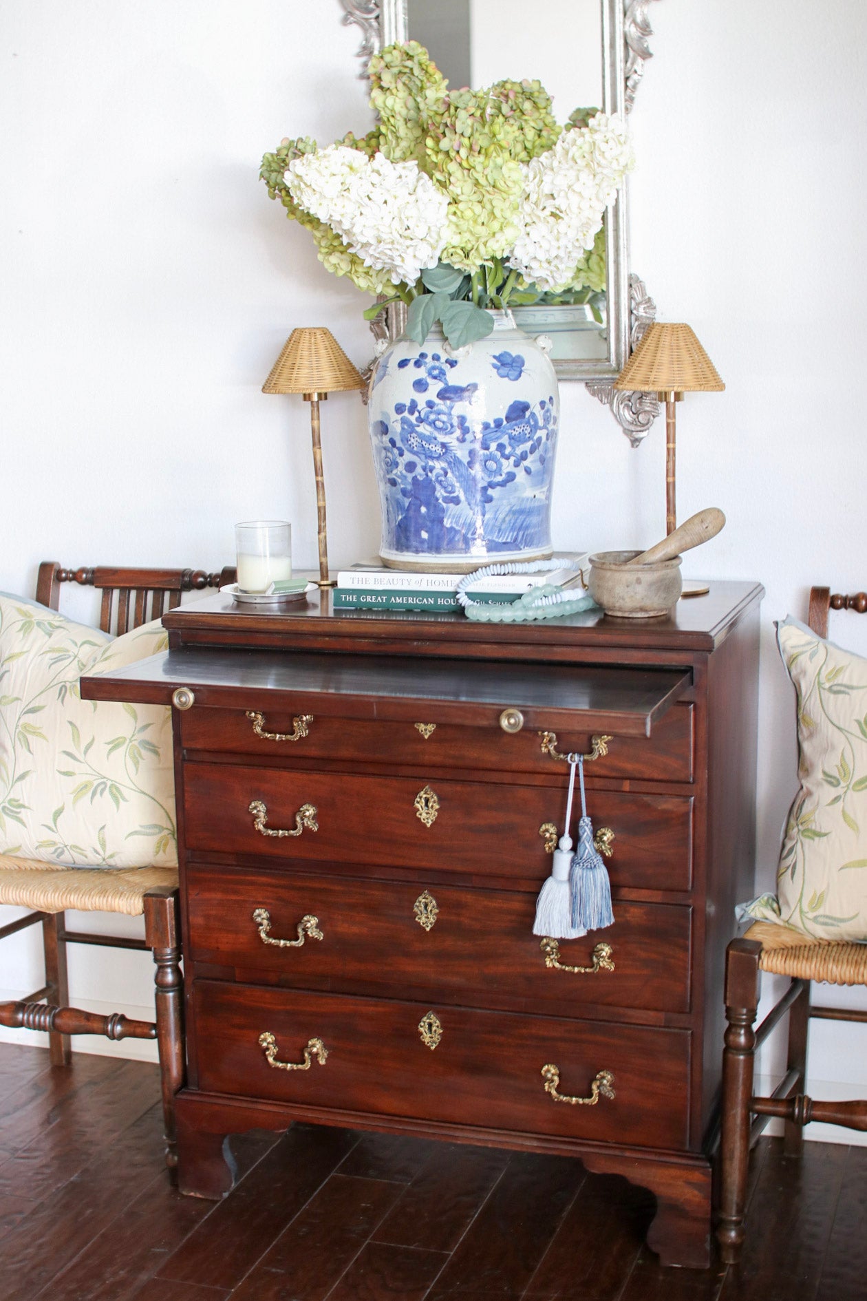 English Mahogany George III Chest