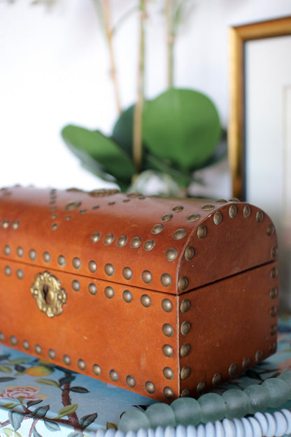 English Leather Stationery Box