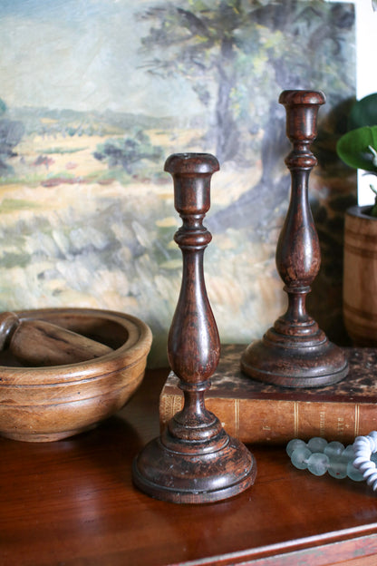 Pair of English Candlesticks