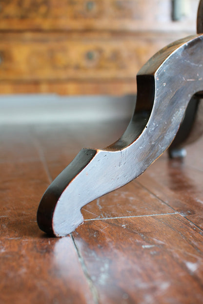 Round Italian Table with Inlay