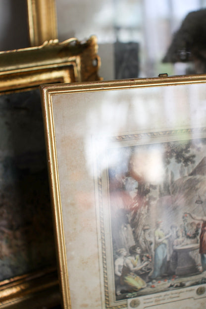 Framed Italian Print