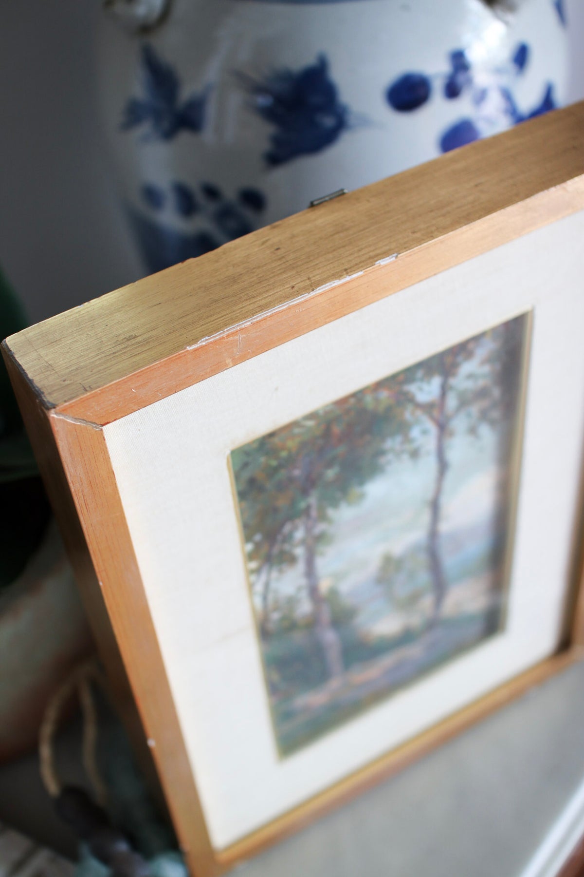 Italian Framed Tree Painting