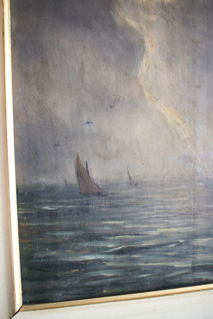 Italian Sailboat Painting