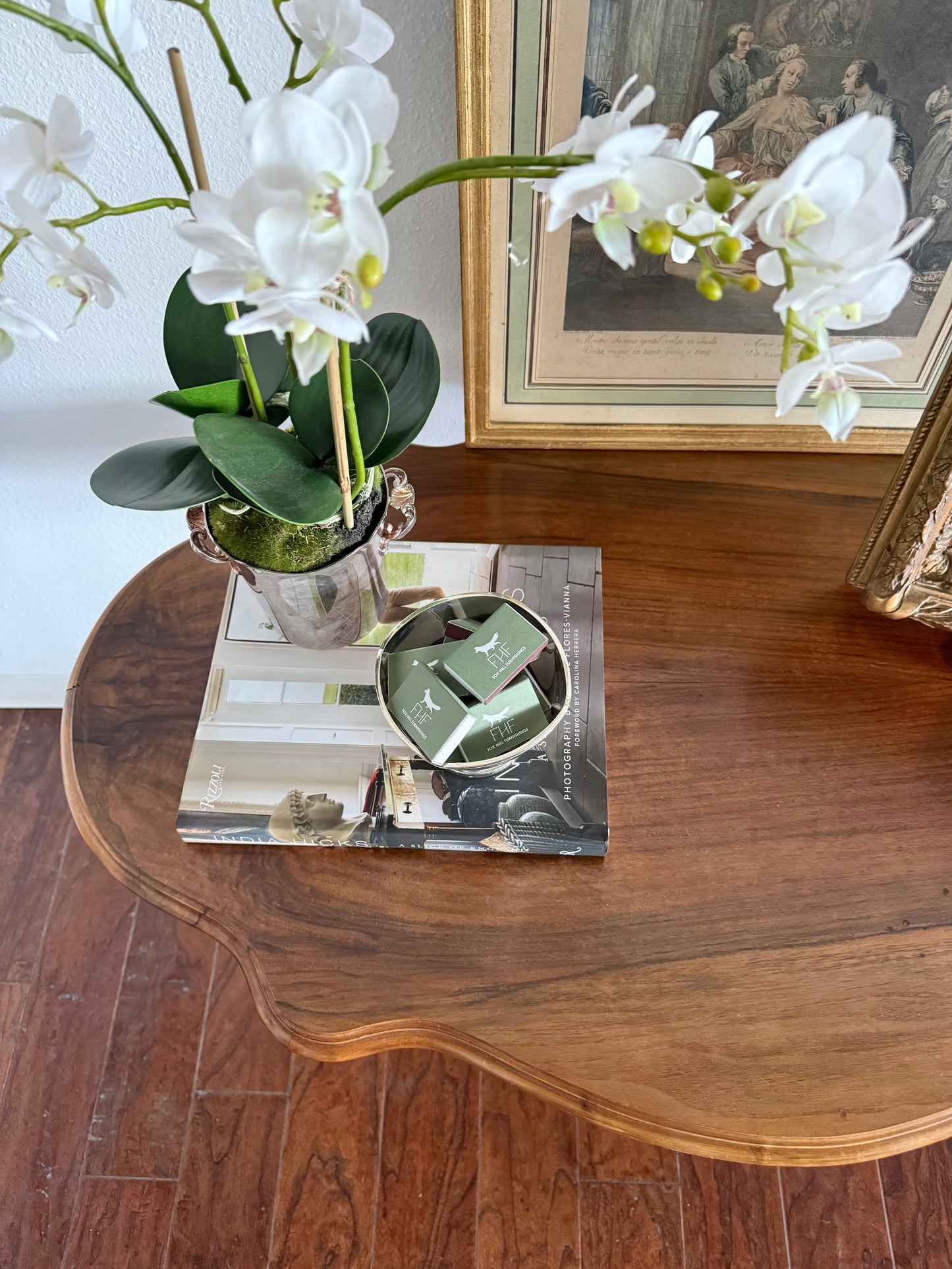 French Walnut Violin Table