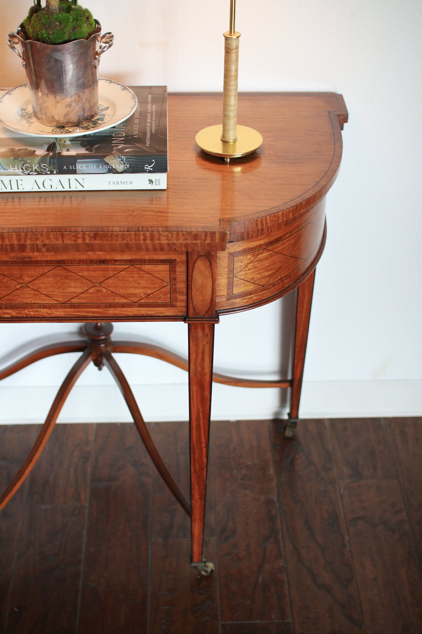 Antique English Flip Top Card Table