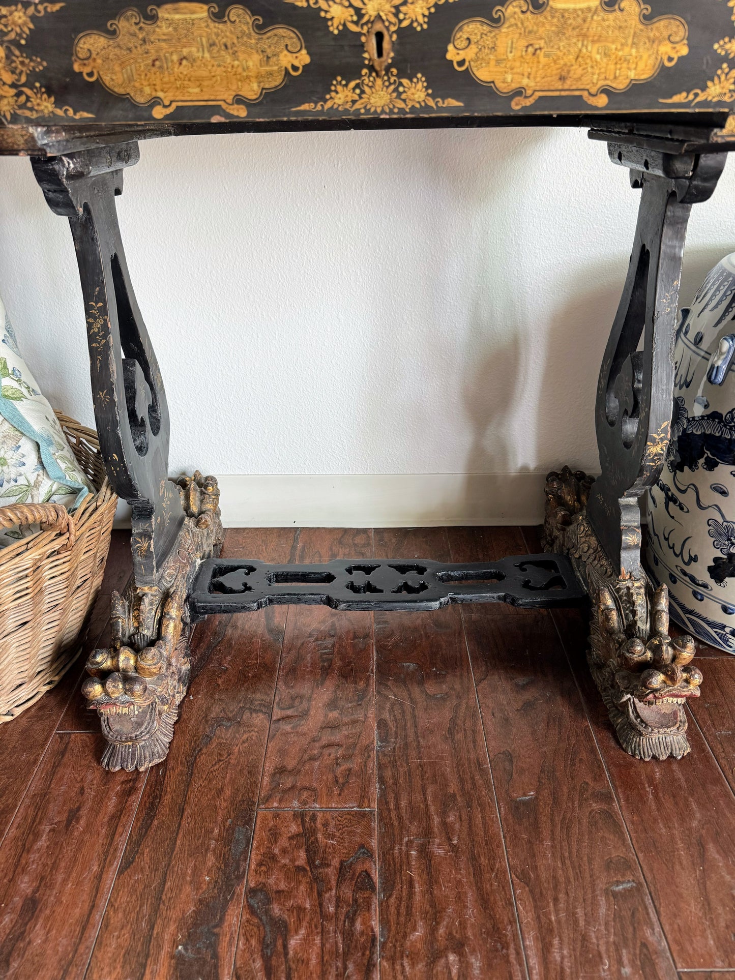 Antique Cantonese Sewing Table