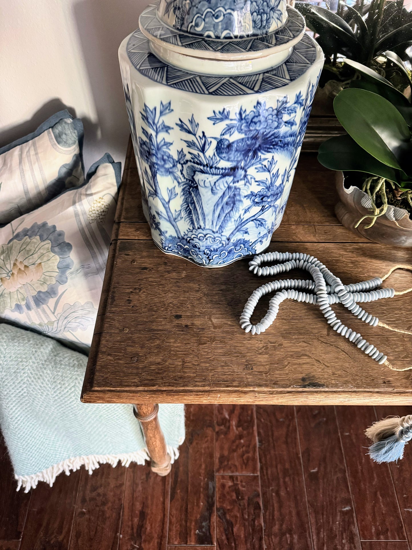 Antique Bleached French Side Table