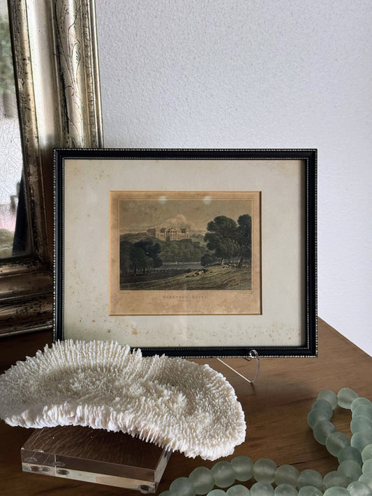 Framed English Print: Harewood House