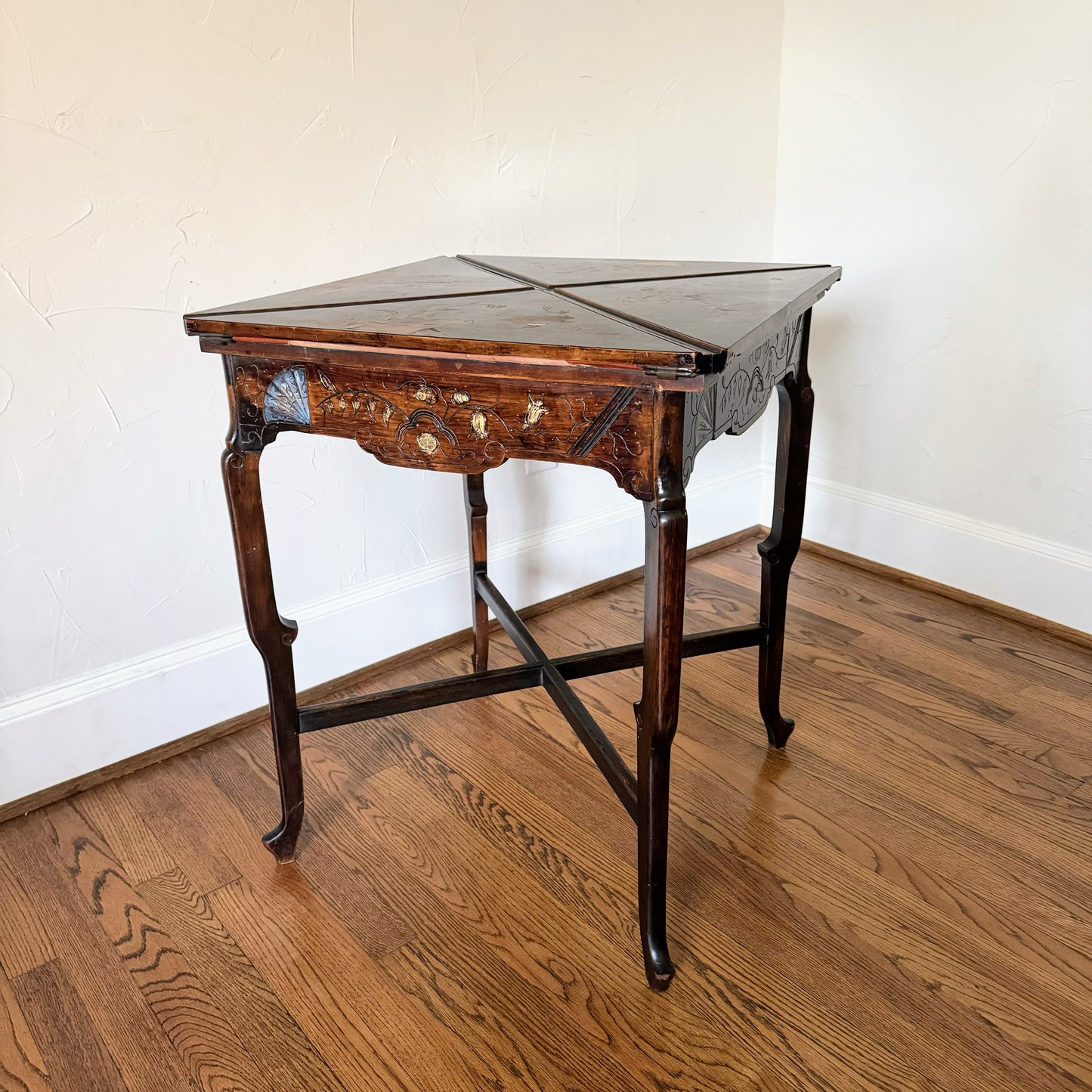 French Inlaid Envelope Game Table