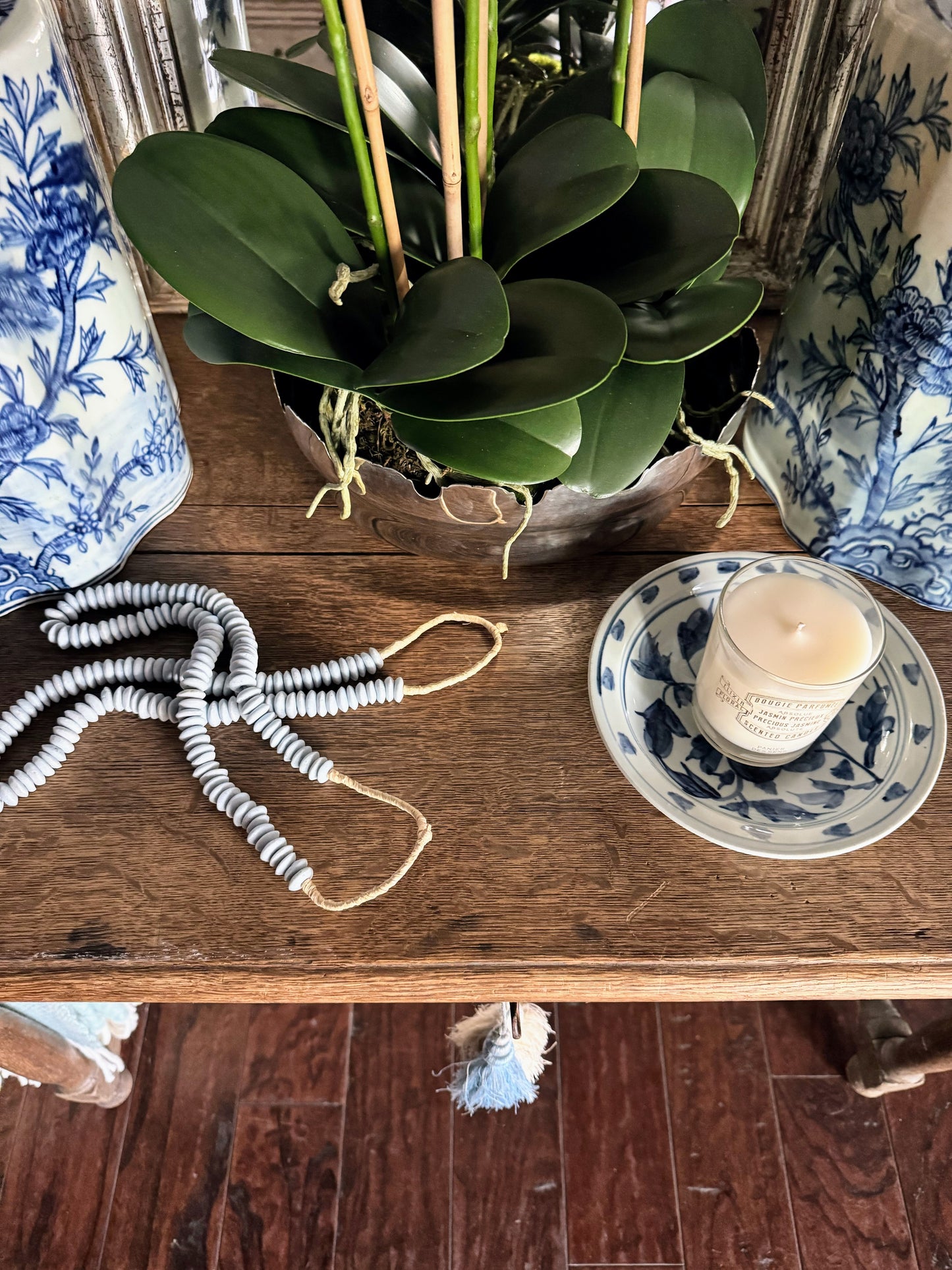 Antique Bleached French Side Table