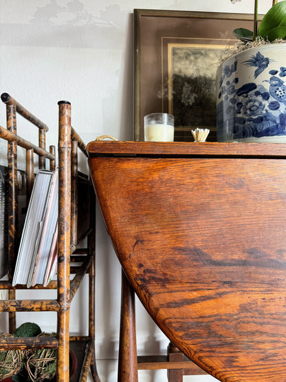 English Gate Leg Drop Leaf Table