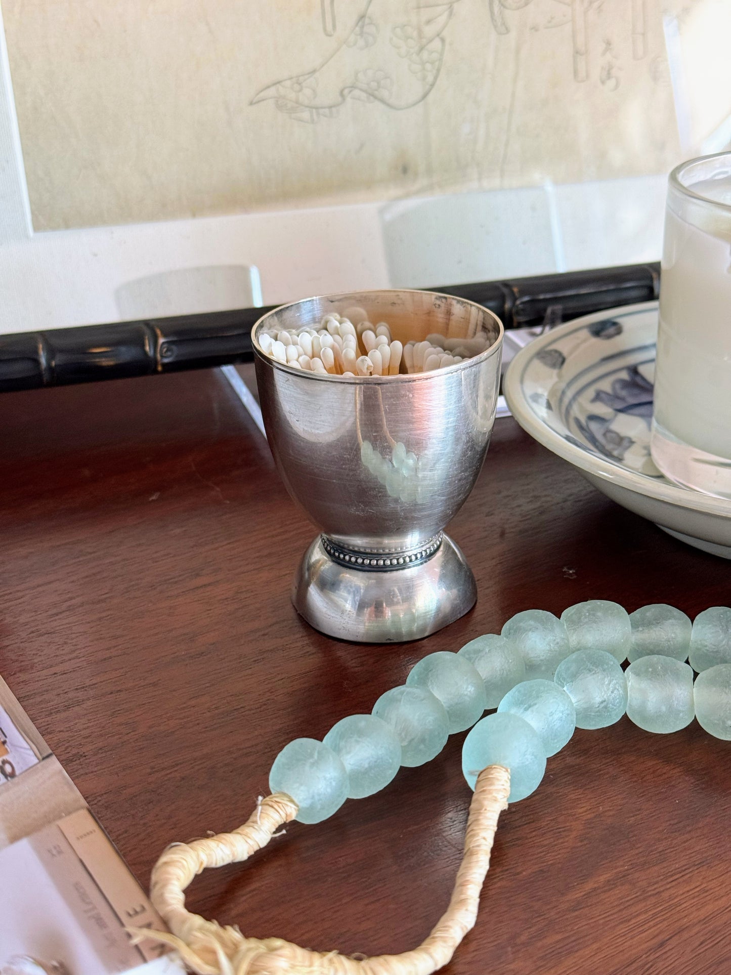 French Silver Match Cup
