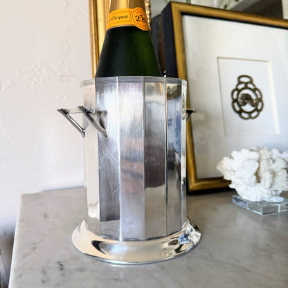 English Silver Wine or Champagne Cooler