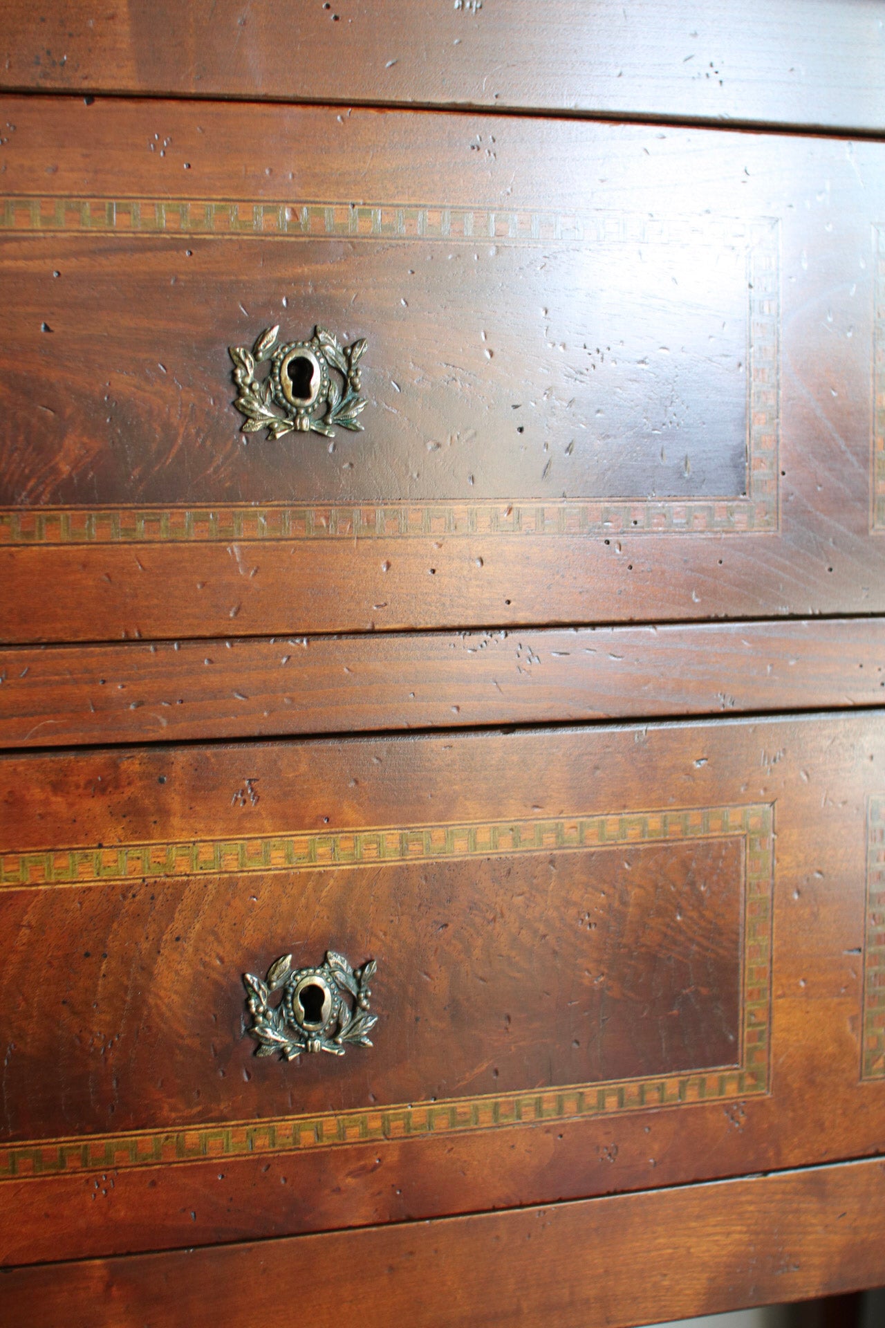 French Louis XVI Secretary Chest with Inlay
