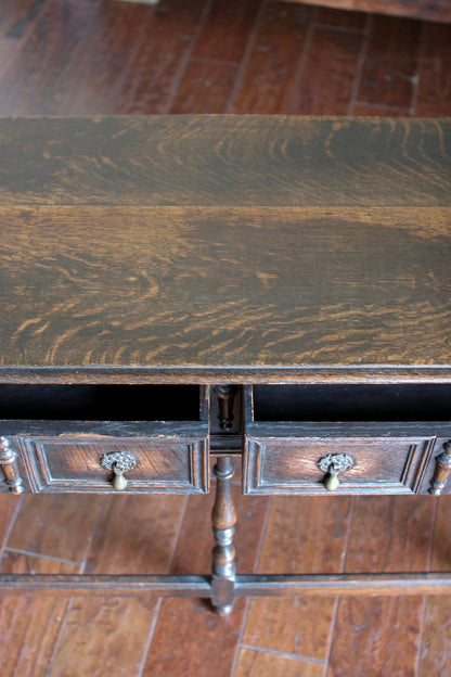 English Jacobean Style Console Table