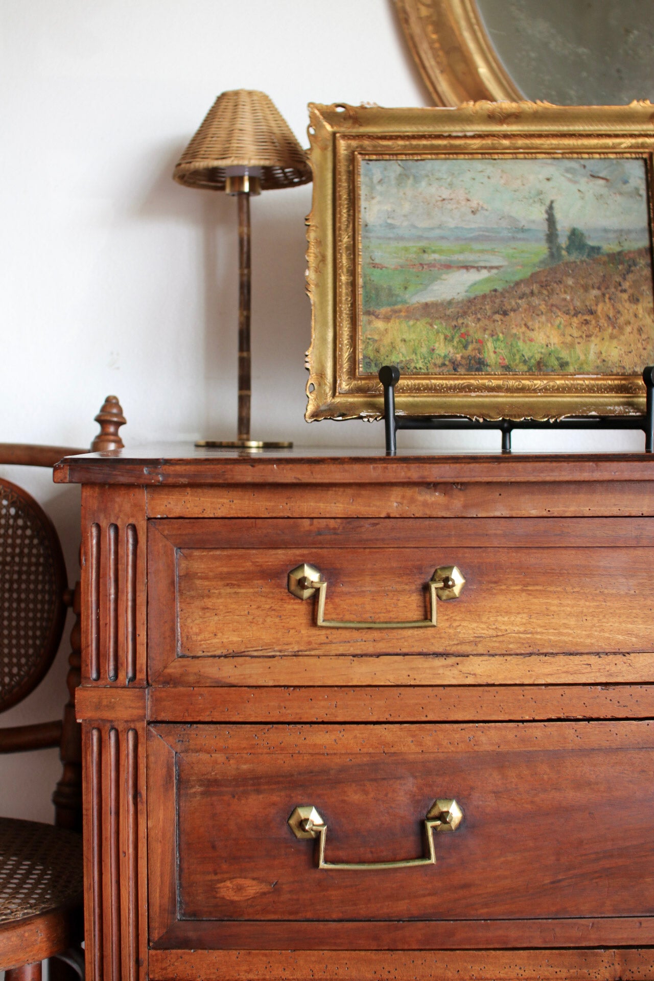Antique French Louis XVI Walnut Commode