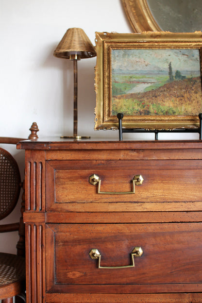 Antique French Louis XVI Walnut Commode