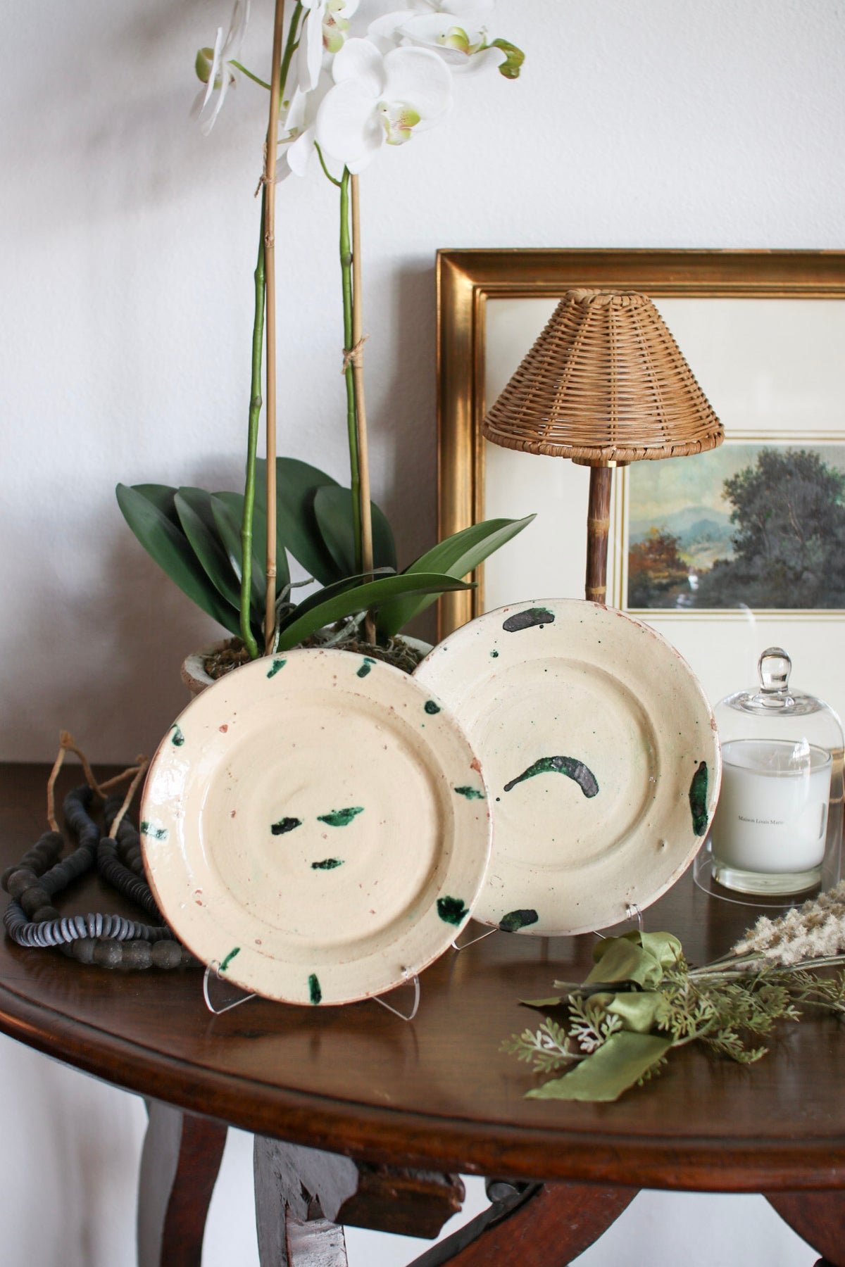 Pair of Italian Ceramic Plates