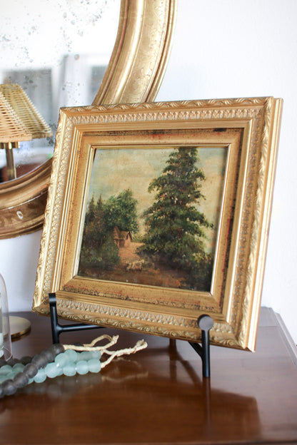 Framed Italian Landscape Painting