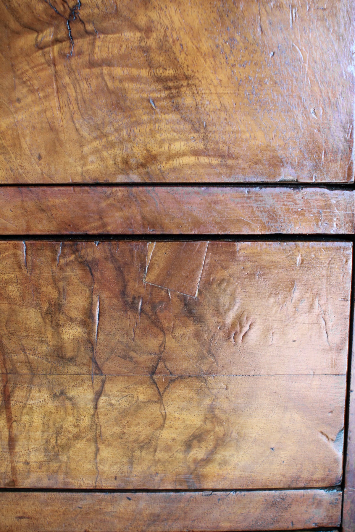 French Louis Philippe Grey Marble Top Commode
