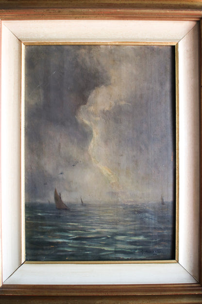 Italian Sailboat Painting