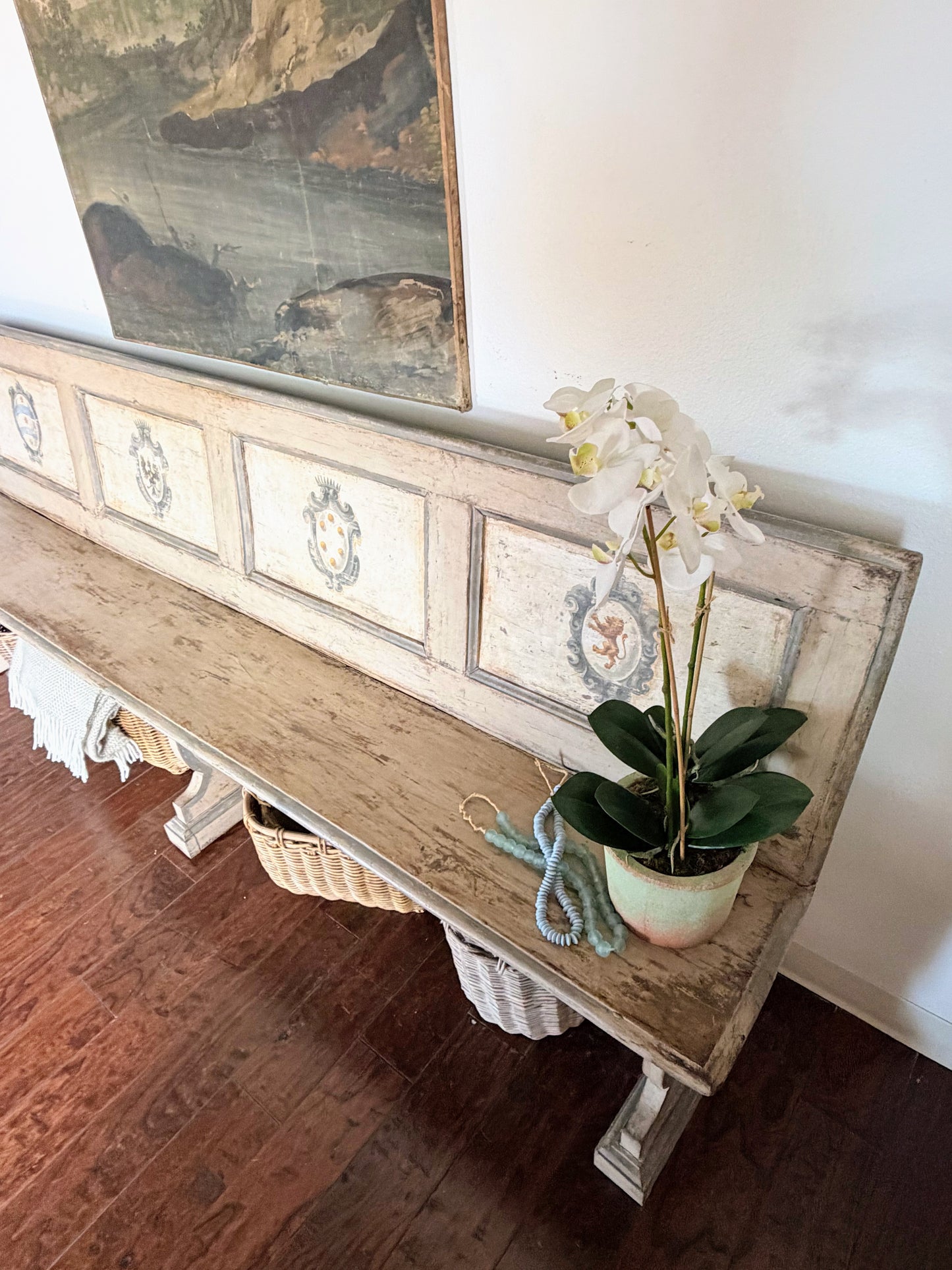 Italian Painted Bench