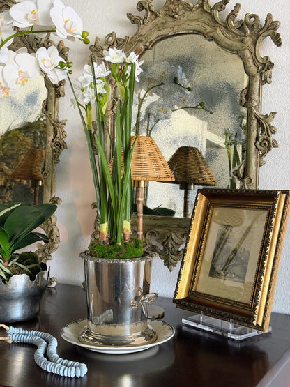 English Silver Wine Cooler