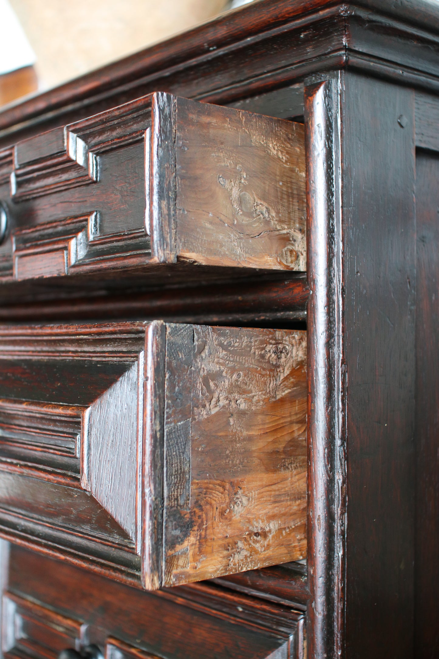 Antique English Jacobean Chest