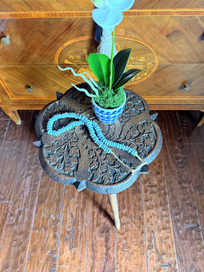 Carved English Side Table