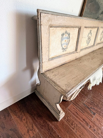 Italian Painted Bench