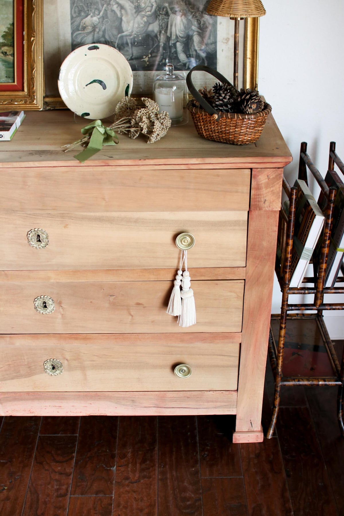 French Empire Bleached Commode