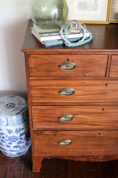 Georgian Chest with String Inlay
