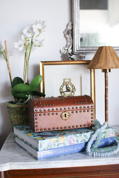 English Leather Stationery Box