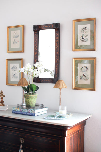Set of Four French Bird Prints