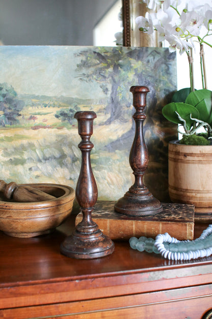 Pair of English Candlesticks