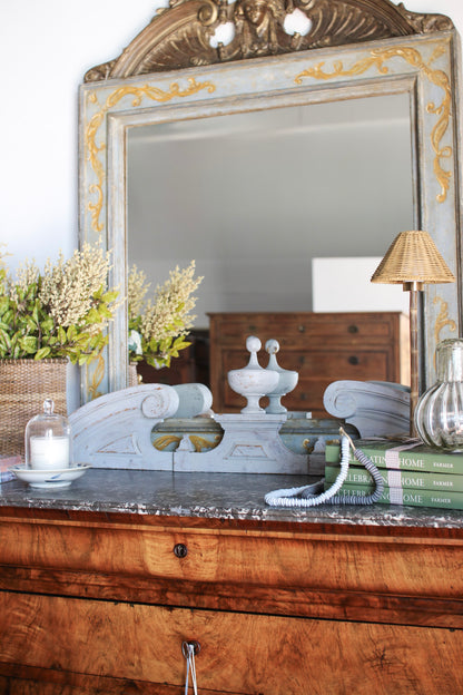 Grey French Finial Pediment