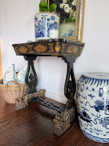 Antique Cantonese Sewing Table