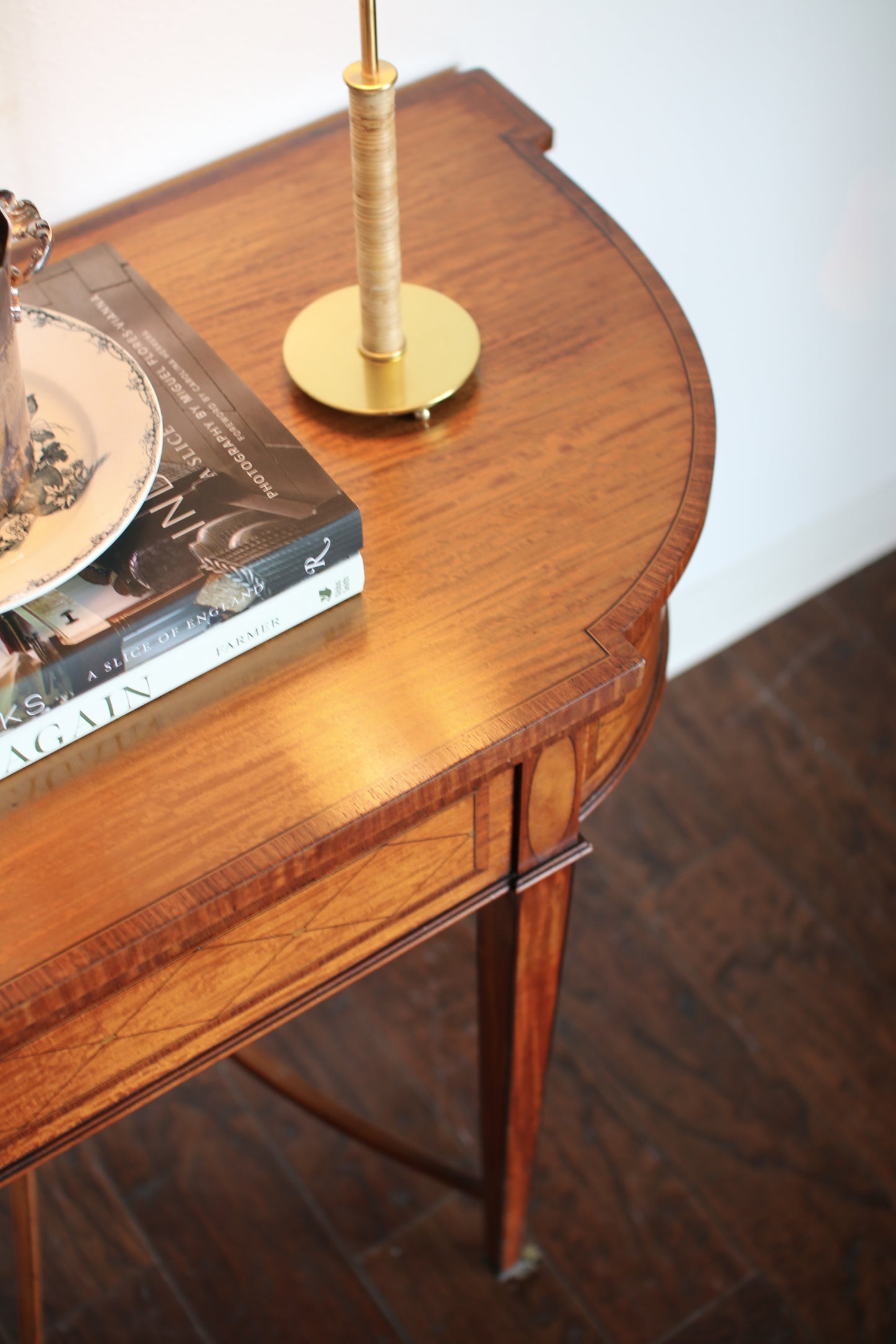 Antique English Flip Top Card Table