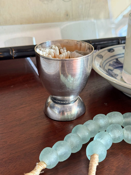 French Silver Match Cup