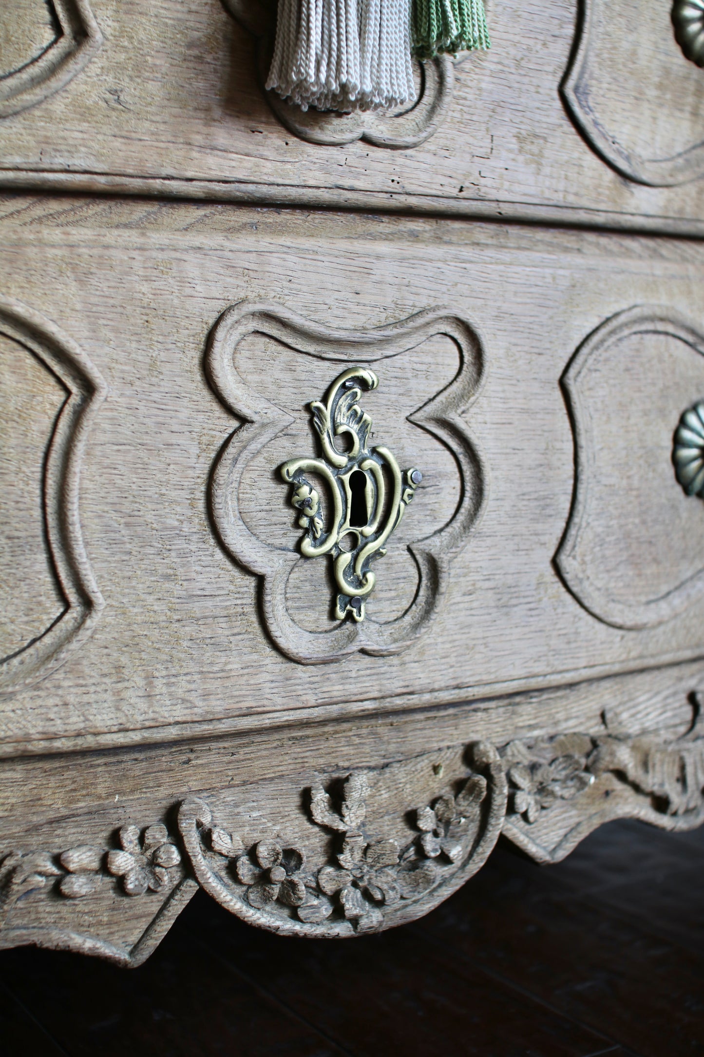 Antique Bleached Belgian Commode