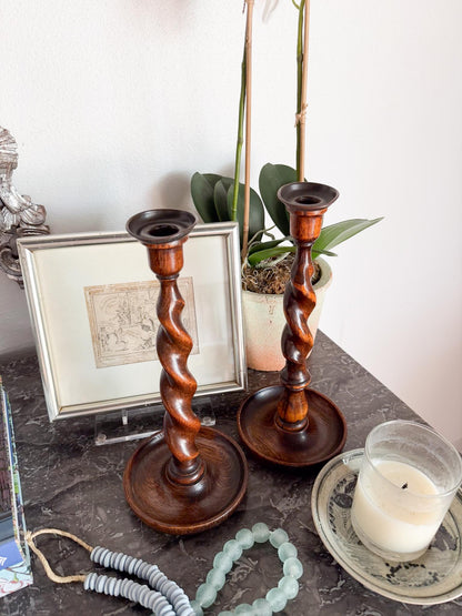Barley Twist Candlesticks