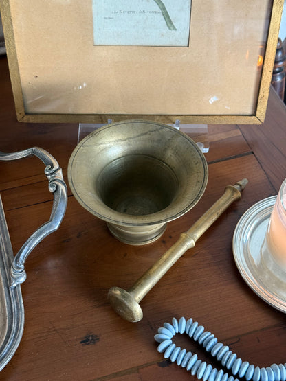 Brass Mortar & Pestle