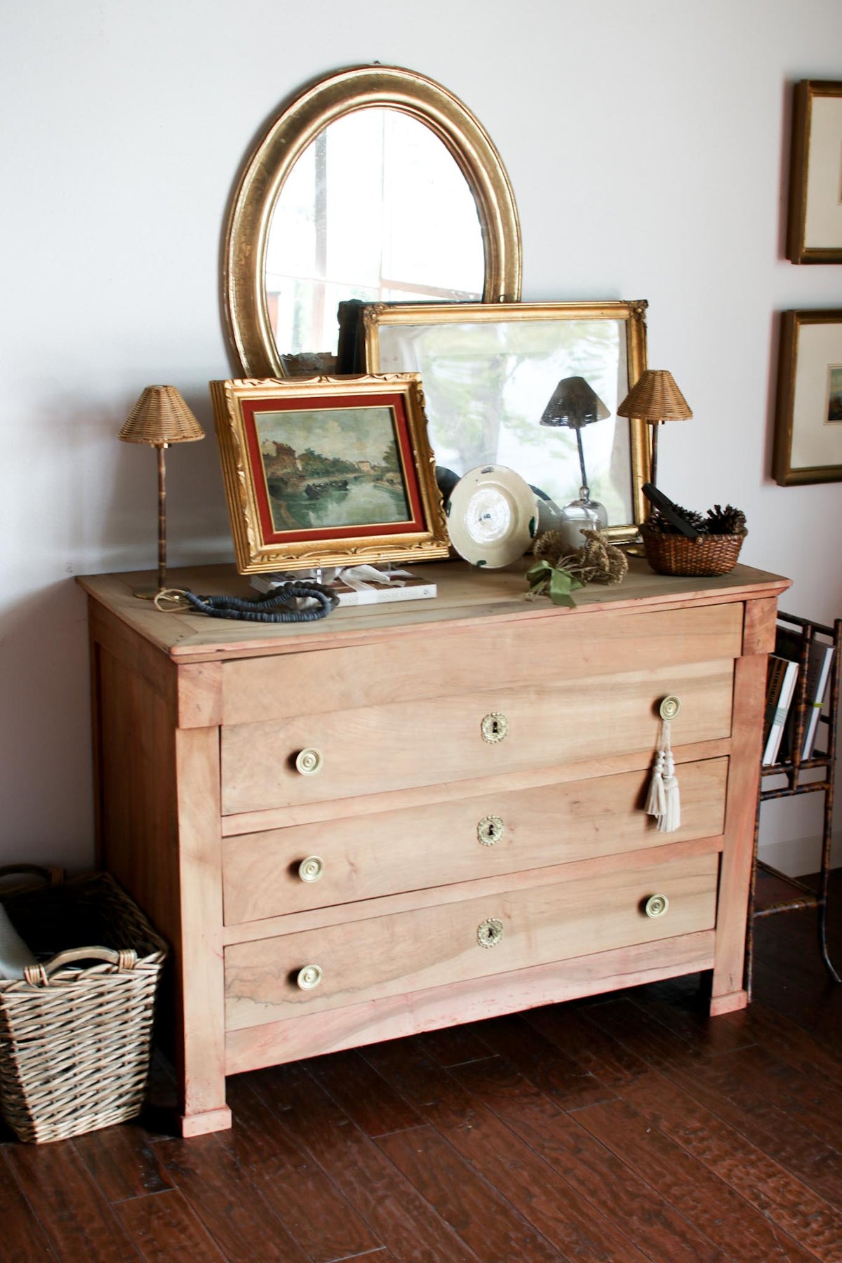 French Empire Bleached Commode
