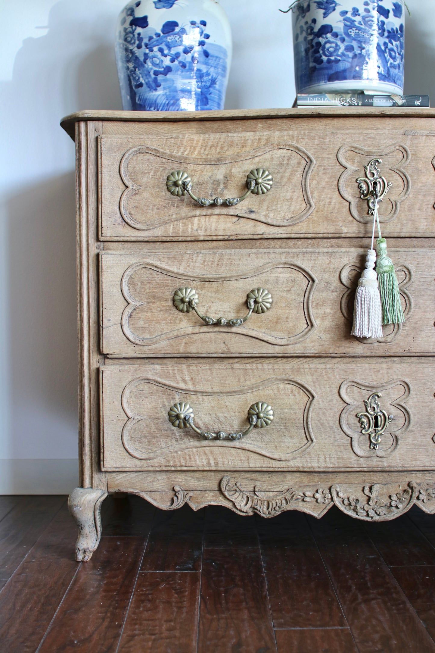 Antique Bleached Belgian Commode