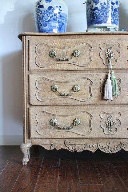 Antique Bleached Belgian Commode